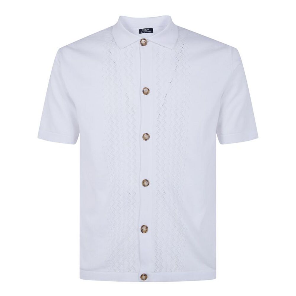 Barba Napoli Men Cotton Drawn Shirt